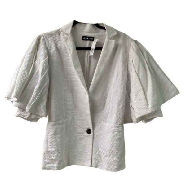 Chaqueta Blanca Manga Campana